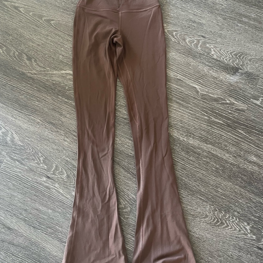Lululemon Brown Mini-Flare Leggings